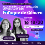 InES Género y Science Up abren inscripciones para curso de Desarrollo Docente sobre enfoque de géner...
