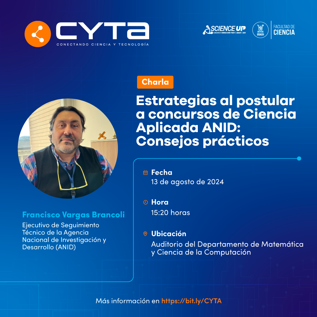 Segunda charla ciclo: "Conectando Ciencia y Tecnología (CYTA)"