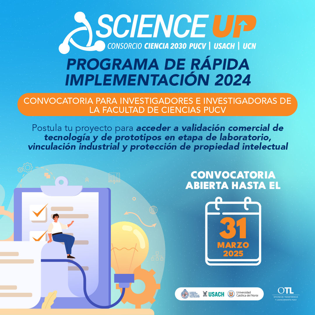 Inscripción al Programa "Rápida Implementación" de Science Up