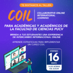 Science Up invita a académicos/as PUCV a capacitación online sobre metodología COIL 