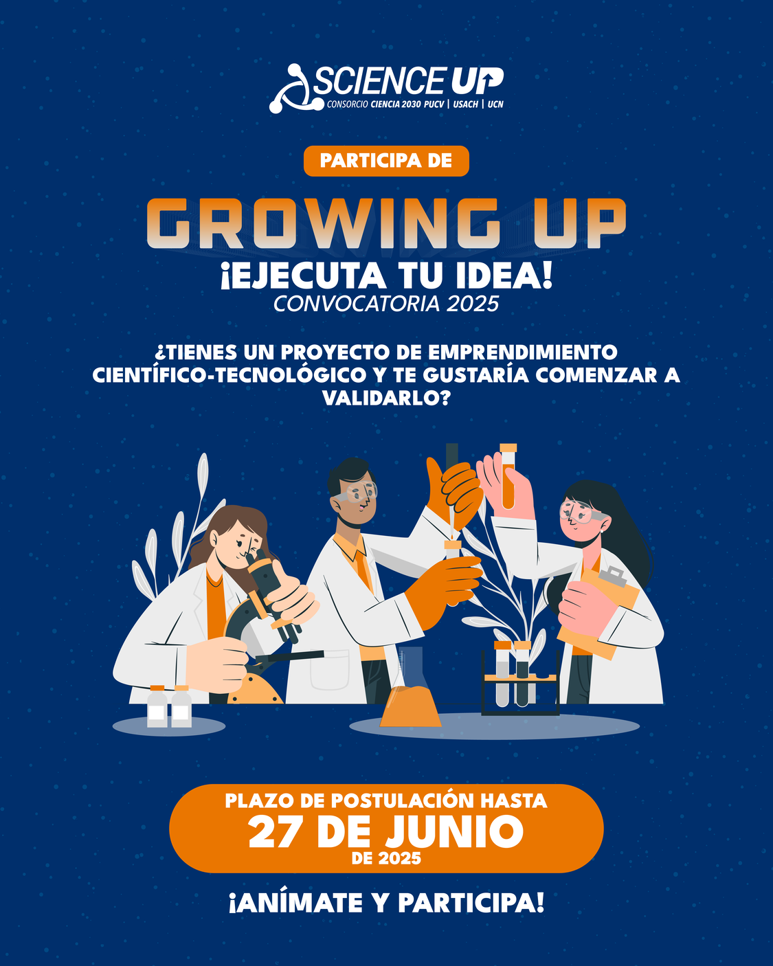 Inscripciones al "Programa Growing Up: Ejecuta tu Idea 2025"