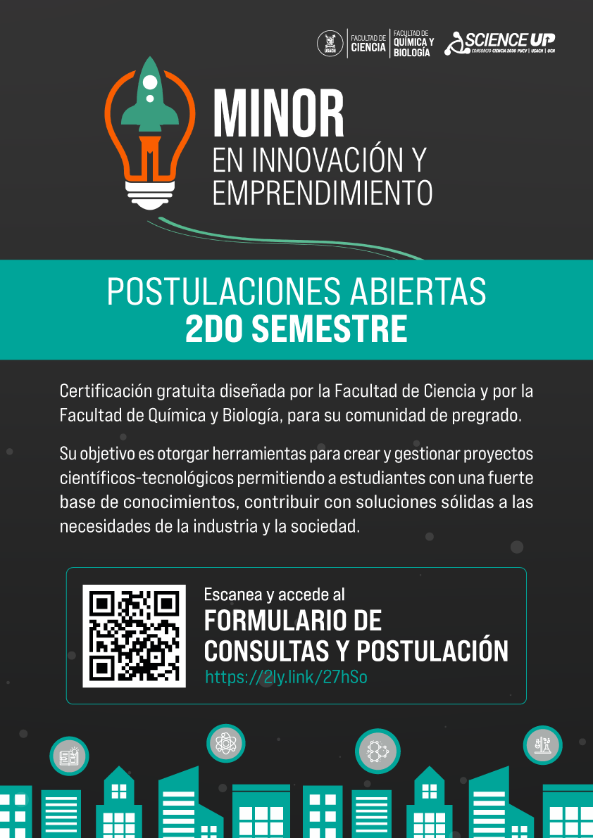 Postulaciones Minor i+e Usach 2do semestre '25