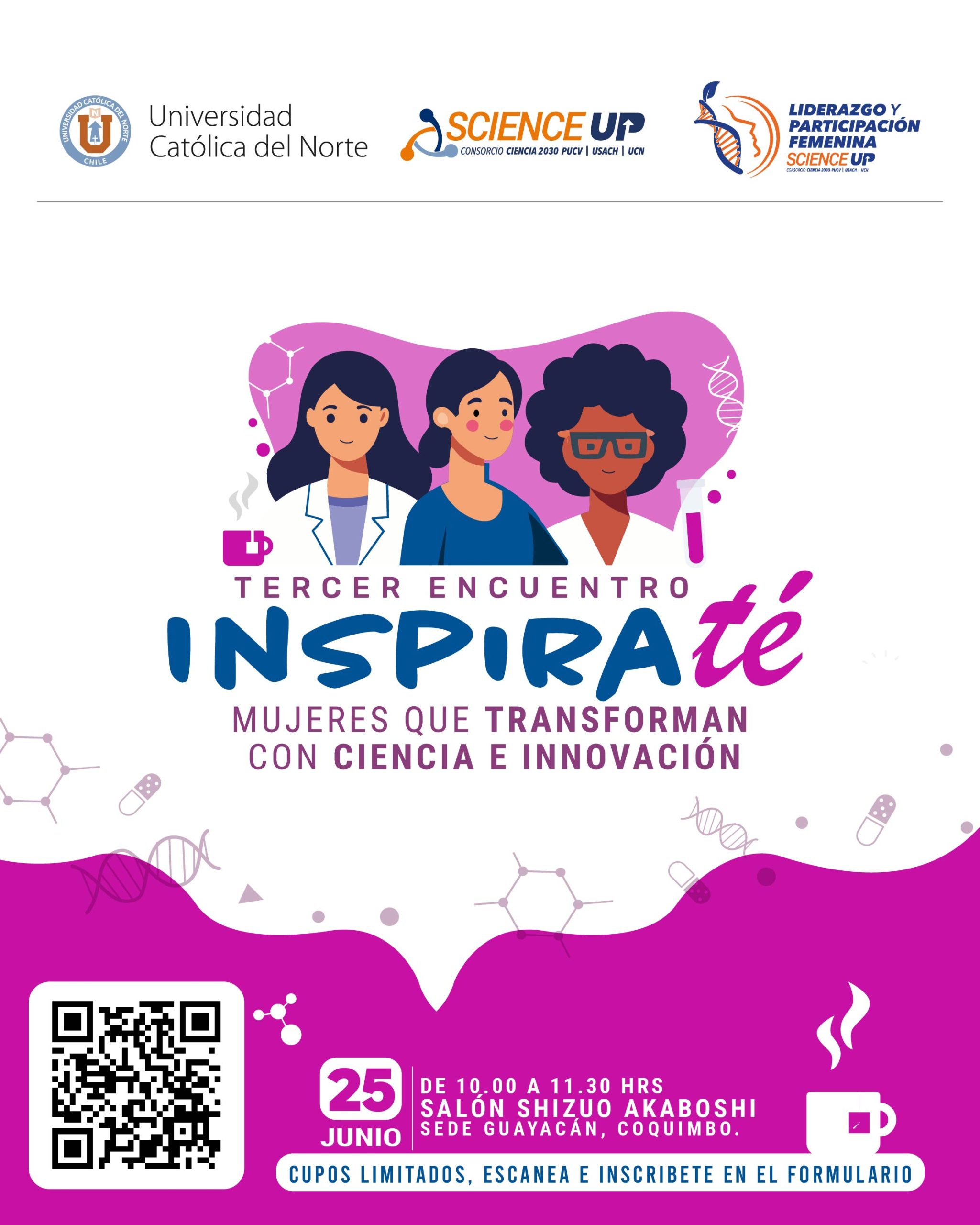 Actividades Facultad de Ciencias del Mar UCN: InspiraTé y Expo Innova