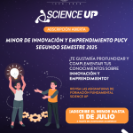 Minor en Innovación y Emprendimiento: ¡Ya está abierto el proceso de adscripción a los Minors PUCV!