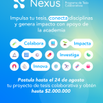 ¡Inscripciones abiertas a la primera versión del Programa de tesis colaborativas “Nexus” de Science ...