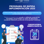 Science Up PUCV abre proceso de postulación al Programa de Rápida Implementación 2025