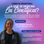 Science Up PUCV realiza jornada de charlas “Ciencia Maestra” a niñas y jóvenes de Quillota