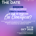 “Ciencia Maestra”: Ciclo de Charlas busca visibilizar experiencia y trayectoria en I+D de científica...