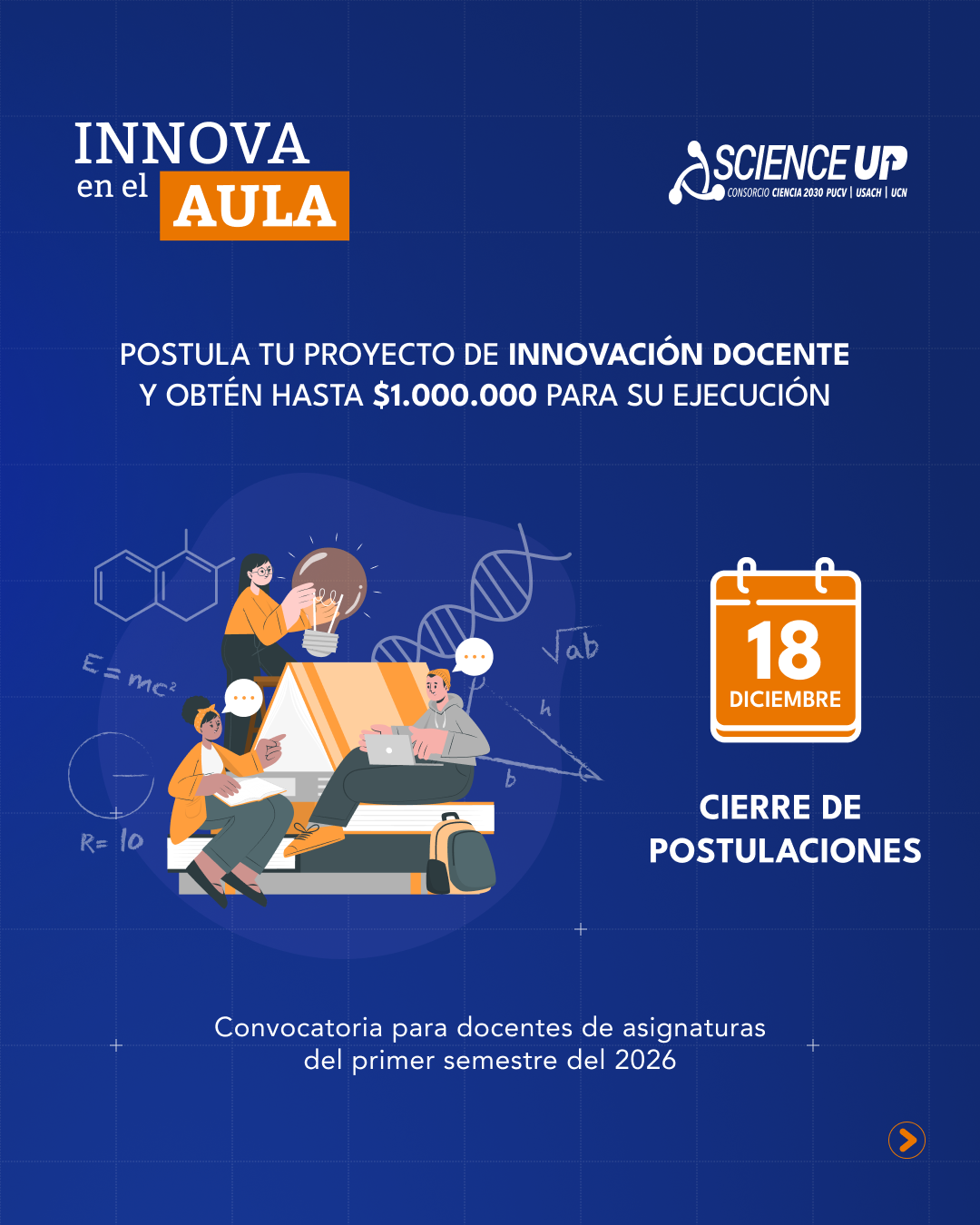 Postulaciones al Programa "Innova en el Aula" 2026