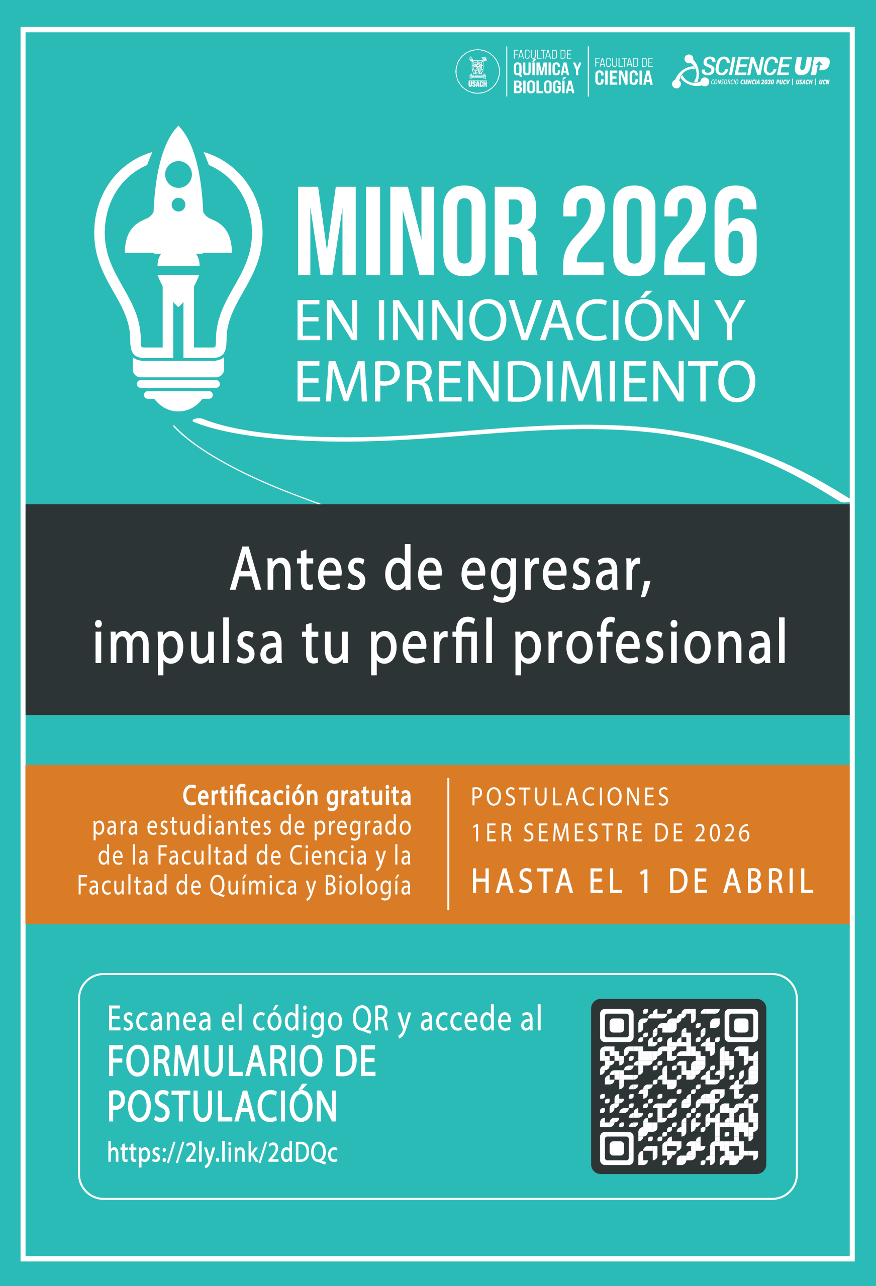 Postulaciones Minor i+e Usach 1° semestre