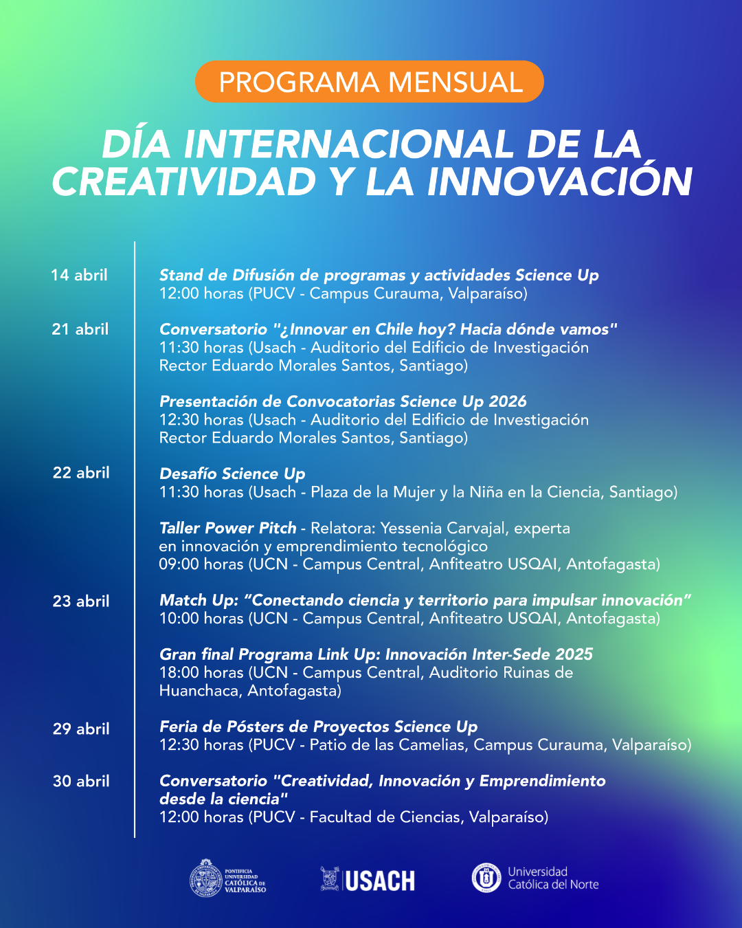 Conversatorio Usach: “¿Innovar en Chile hoy? Hacia dónde vamos”