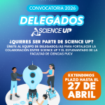 Science Up abre postulaciones de la 3° versión del Programa de delegados/as en la PUCV