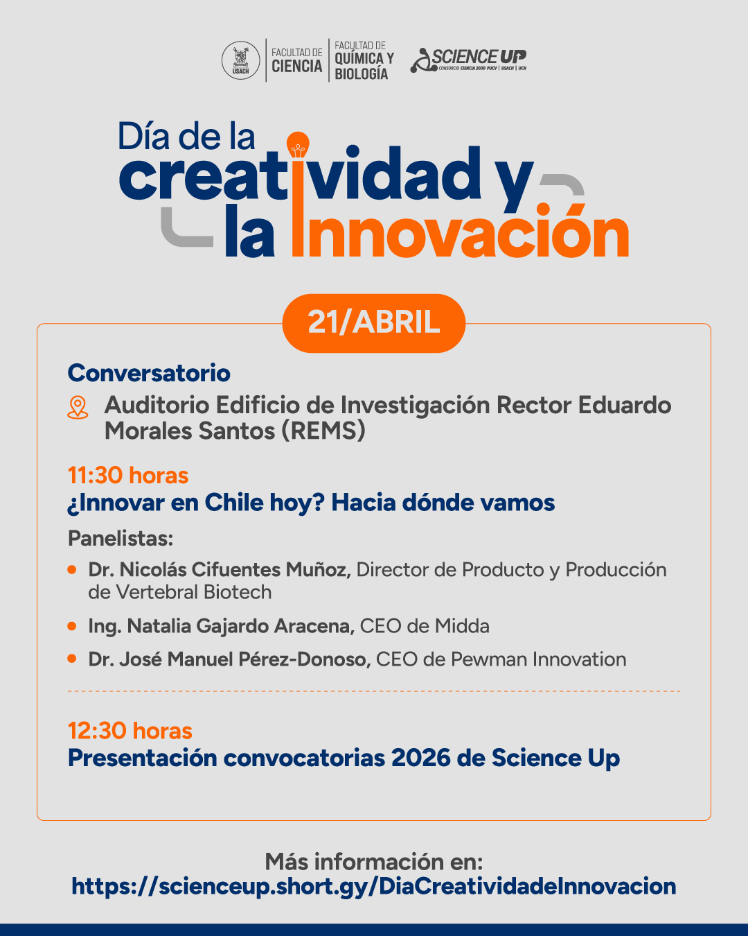 Conversatorio Usach: “¿Innovar en Chile hoy? Hacia dónde vamos”
