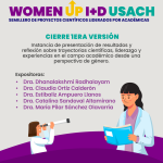 Conversatorio de cierre 1era versión “Women Up I+D Usach”