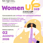 Science Up lanza convocatoria “Women Up I+D” para académicas de la Facultad de Ciencias PUCV 