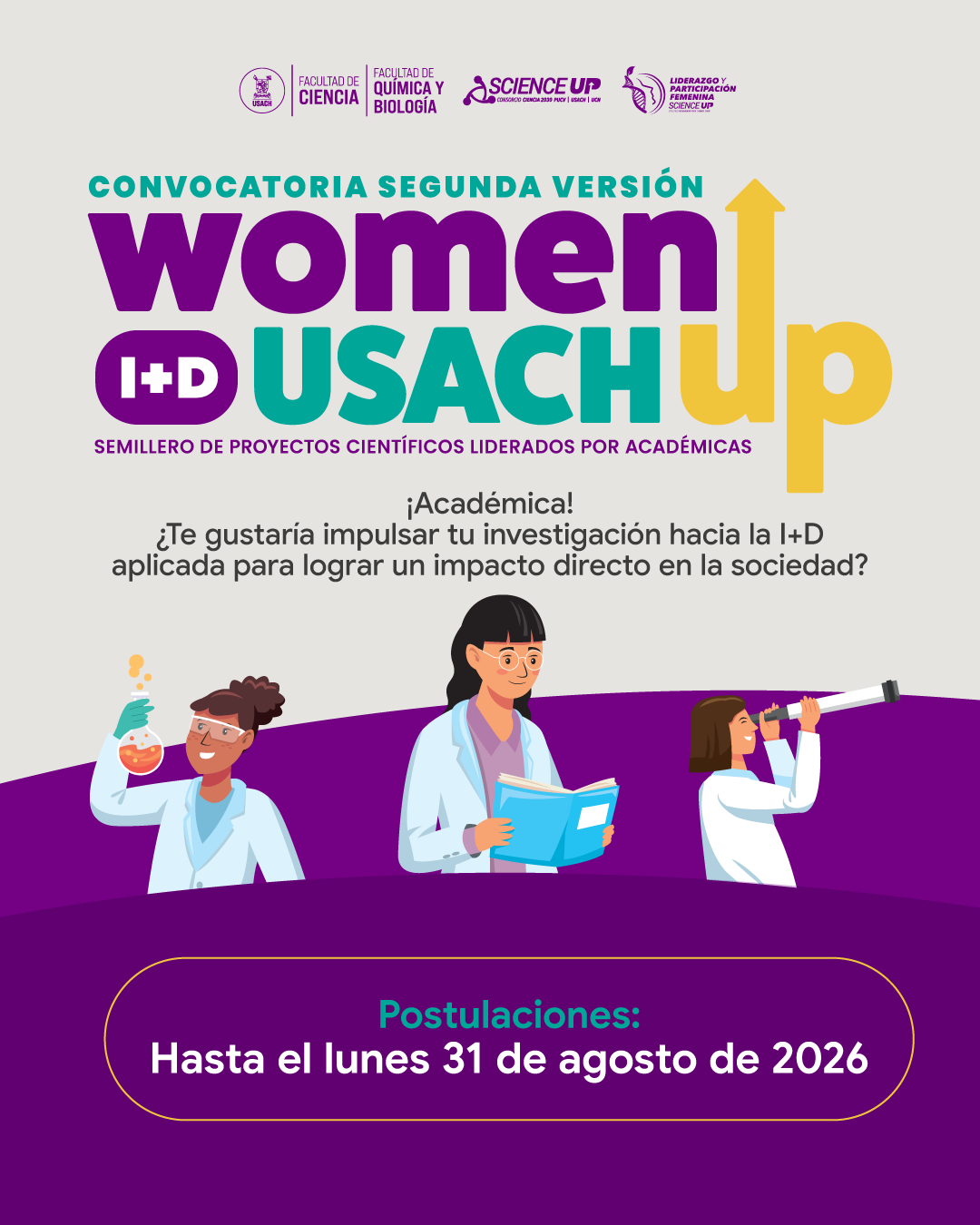 Women Up I+D Usach 2da versión - segunda versión