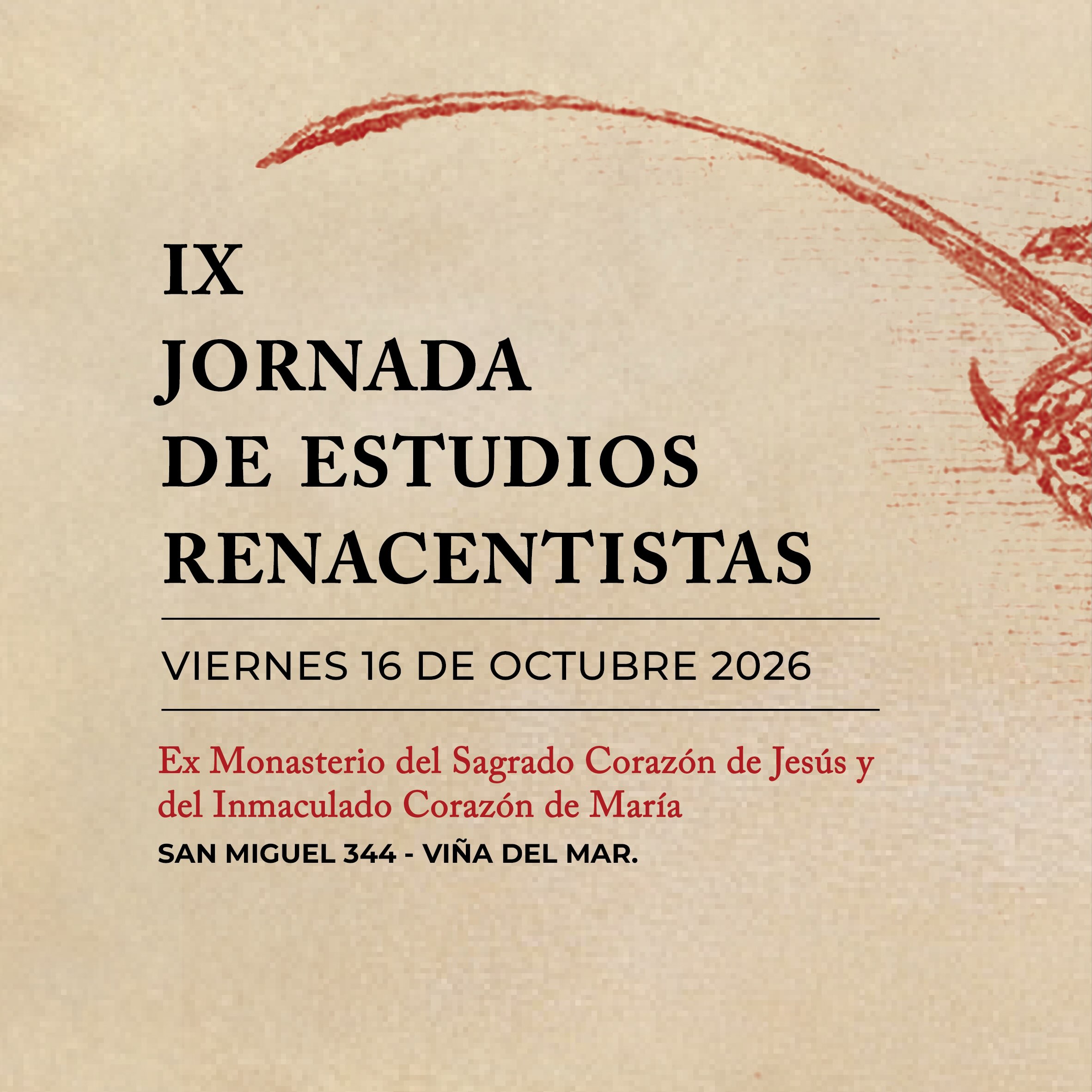 IX Jornada de Estudios Renacentistas - Instituto de Historia de la PUCV